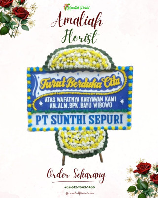 Papan Bunga Duka di Pontianak Kota