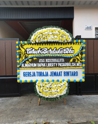 Papan Bunga Duka di Pontianak Kota