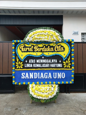 Papan Bunga Duka di Pontianak Kota