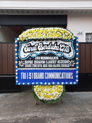 Papan Bunga Duka di Pontianak Kota